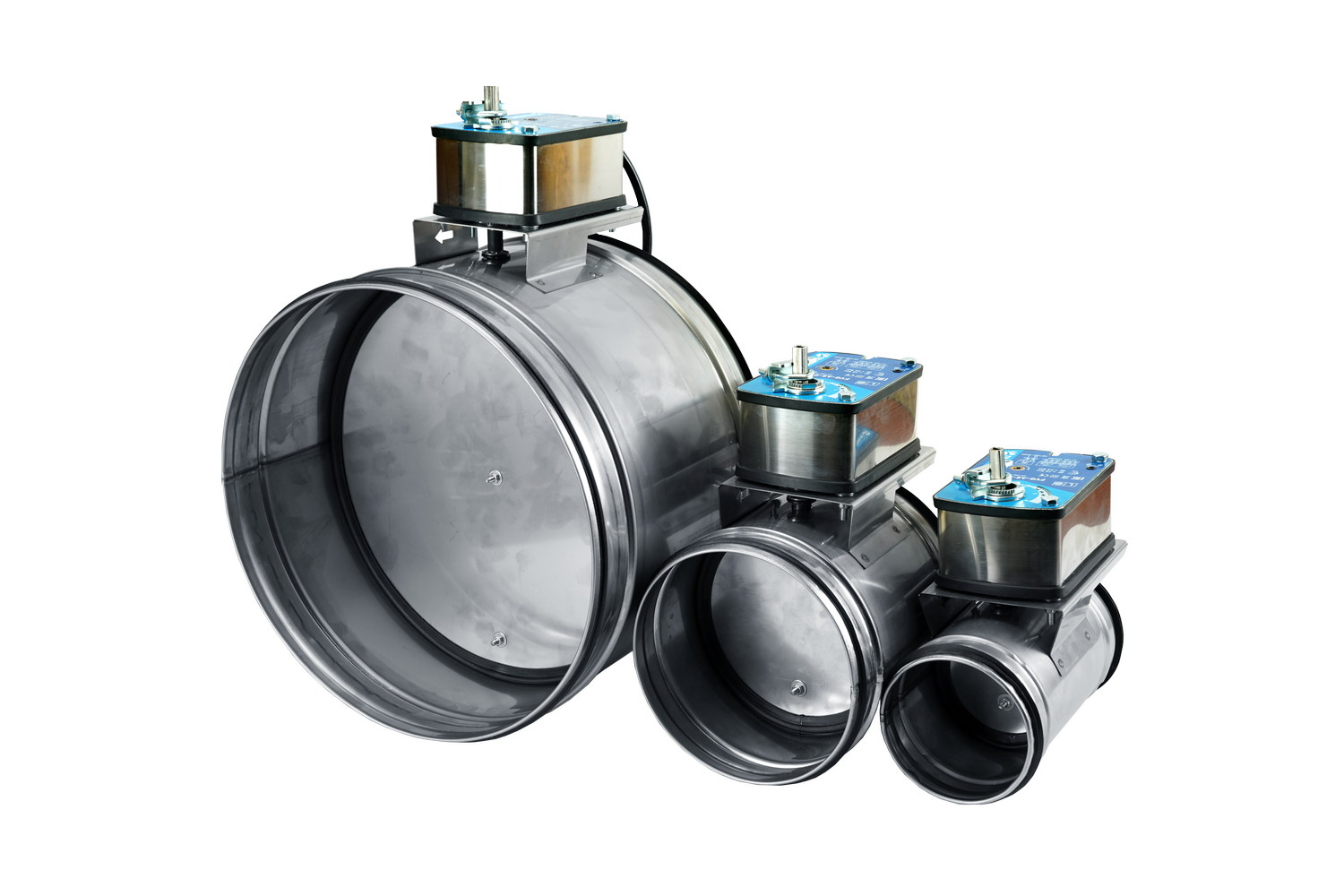 Воздушный клапан КВ (Кр) круглого сечения из нержавеющей стали