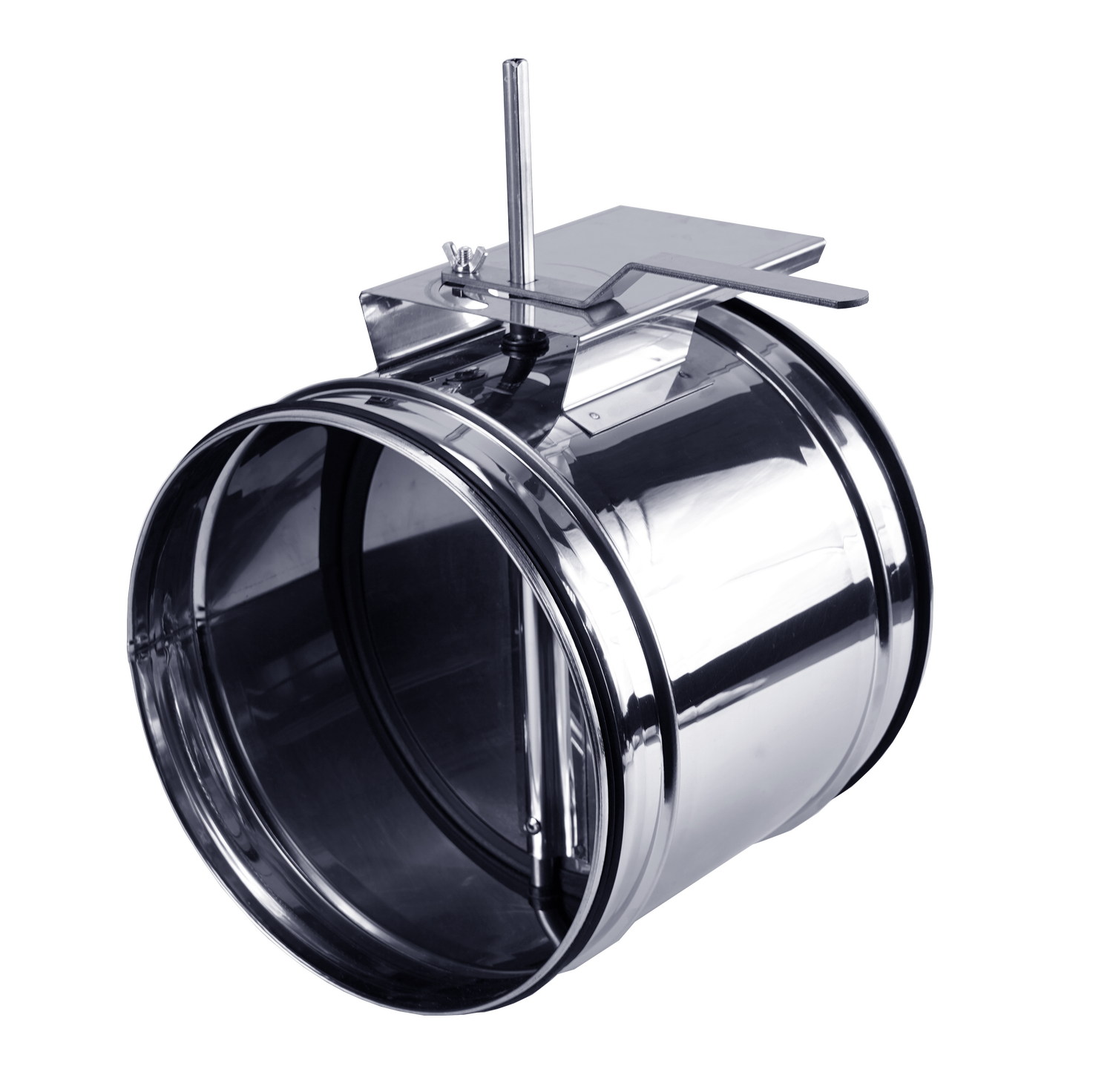 Воздушный клапан КВ (Кр) круглого сечения из нержавеющей стали