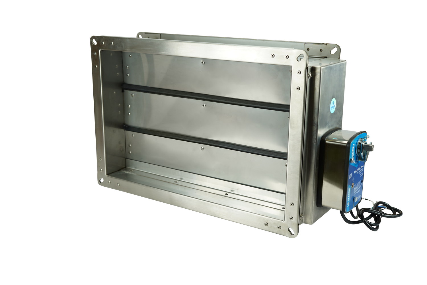 Воздушный клапан ВК прямоугольного сечения из нержавеющей стали Revit/nanoCad BIM