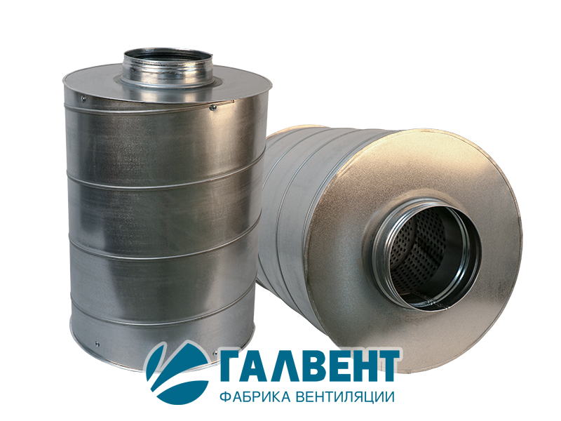 Шумоглушитель трубчатый круглый ГТК из оц. стали Revit/nanoCad BIM Шумоглушитель трубчатый круглый ГТК из оц. стали Revit/nanoCad BIM